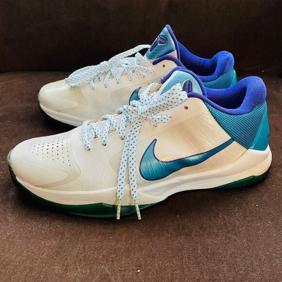 Nike Kobe Zoom V 5 Draft Day Charlotte Hornets Sneaker Shoes Size 9 386429-100 - Picture 3 of 13